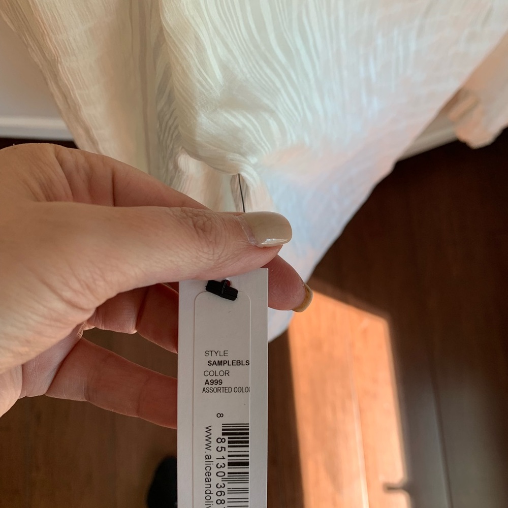 Alice Olivia see through shirt
